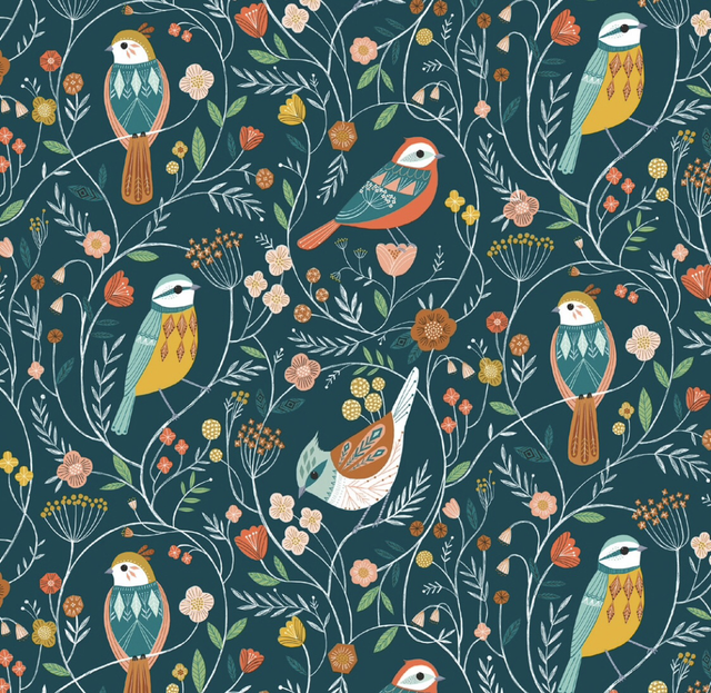 Bird Aviary Fabric