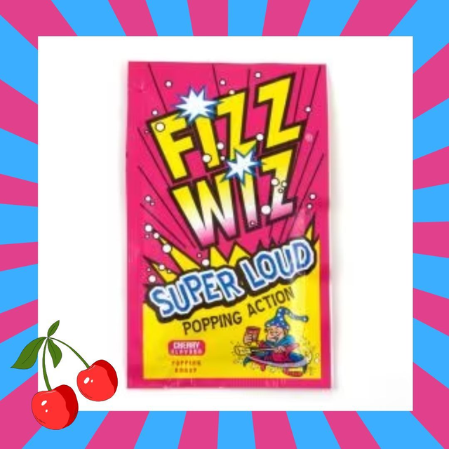 Fizz Wiz Cherry Popping Candy