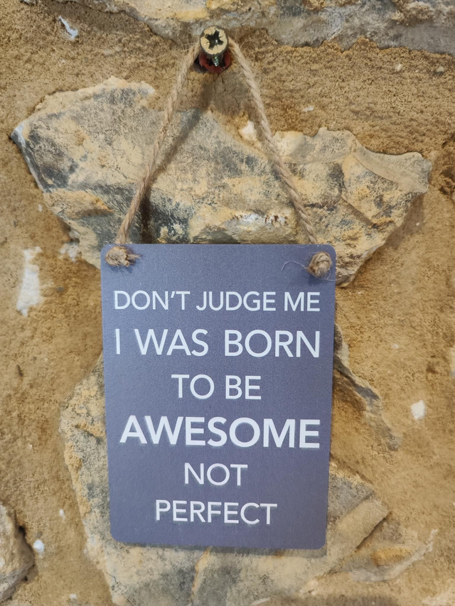 Born to be Awesome Hanging Sign