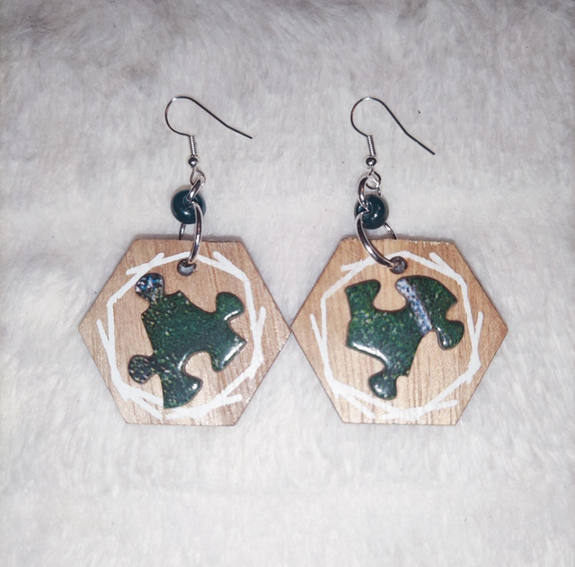 Boucles d'oreilles ''Puzzle'' 