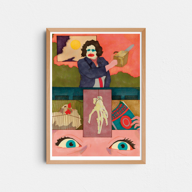 The Texas Chain Saw Massacre (impression Fine Art Giclée format A4)