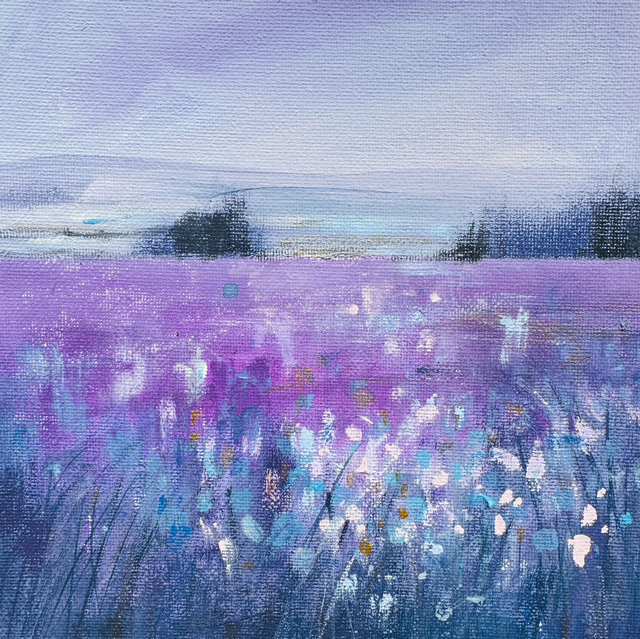 Print- Field- Mauve Muse