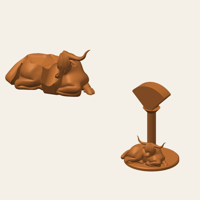 Highland Coo Gaming Set