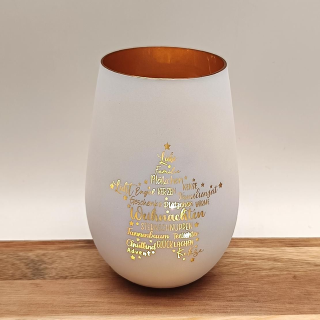 Windlicht - Weihnachten Stern