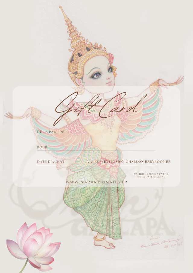 Extension gel chablon ou capsule Babyboomer