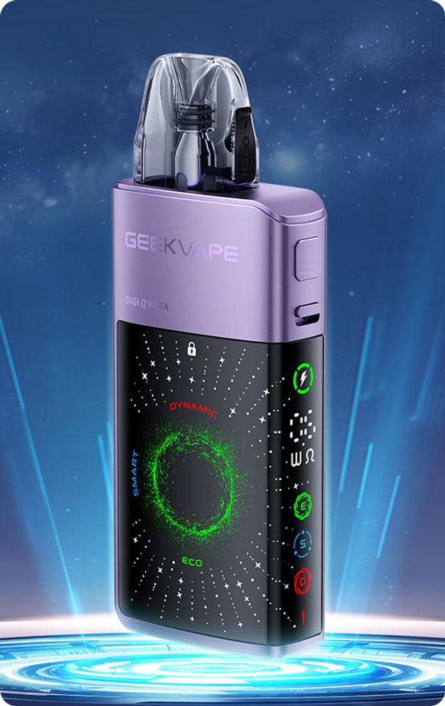 GEEKVAPE Digi Q Vista Kit 1600mAh 3ml VPU Silver EAN6970313648487