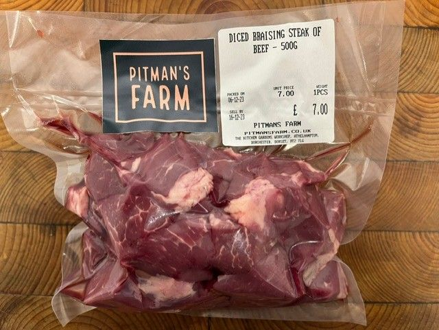 Diced Braising Steak of Beef