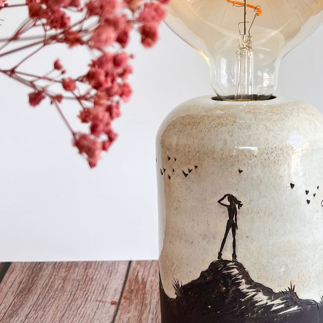 Lampe « vous avez tout ce qu’il faut pour rêver… vous êtes vivant »