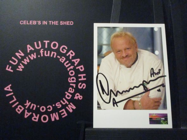 Antony Worrall Thompson Authentic Autographed Ready Steady Cook 6x4 Cast Card