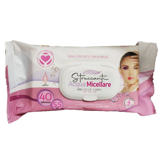 SETABLU SALVIETTE STRUCCANTI CON GLICERINA&PANTEROLO/20PZ