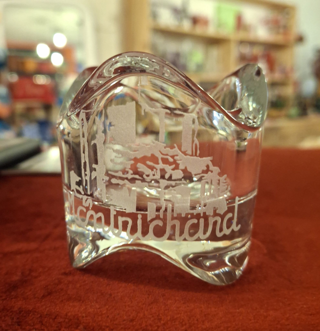 Photophore ondulé verre Le Donjon Montrichard