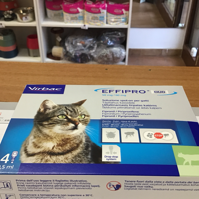 VIRBAC EFFIPRO DUO GATTI SOLUZIONE SPOT 4 PIPETTE 3597133074949