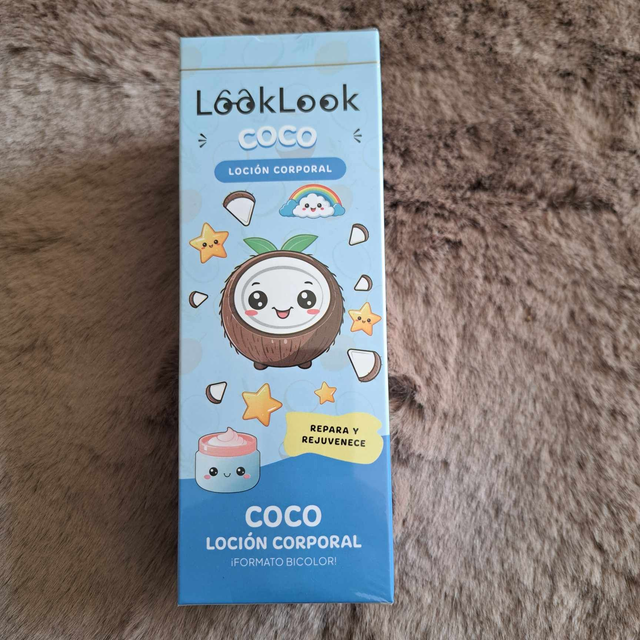 Lait corporel bicolore