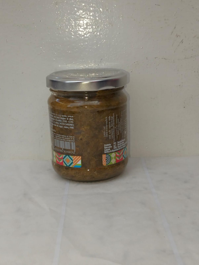 Condimento con finocchietto selvatico e sarde