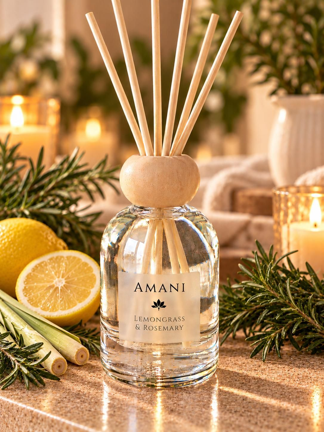 Lemongrass &amp; Rosemary - Luxury Diffuser