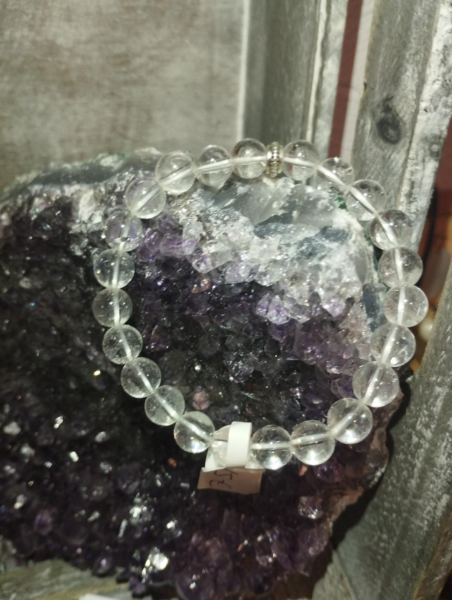 Bracelet Cristal de Roche 8mm