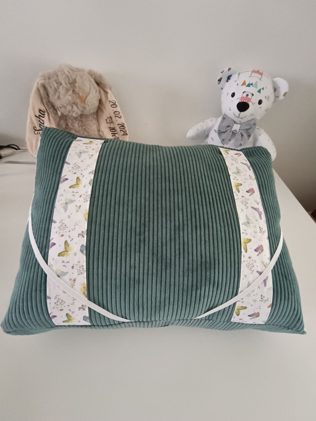 Coussin de Lecture Vert