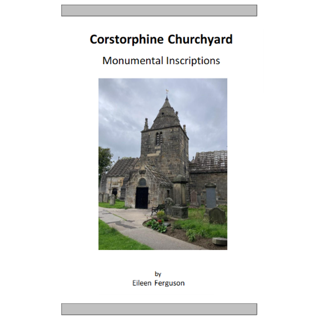 Corstorphine Churchyard Monumental Inscriptions