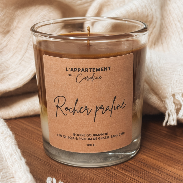 Bougie Rocher Praliné