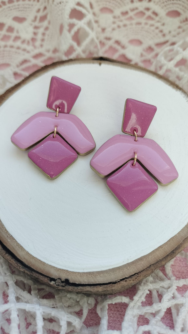 Les Joséphine : rose uni dégradé