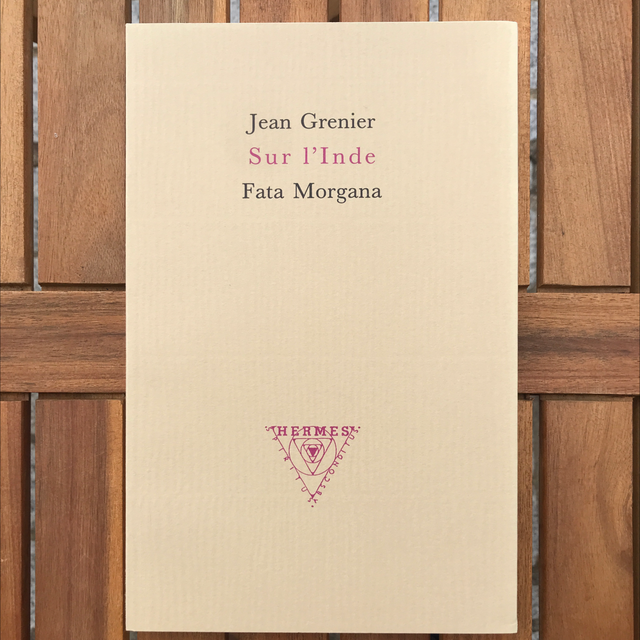 GRENIER Jean - Sur l’Inde