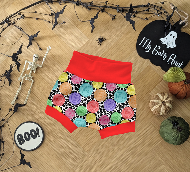No Love Hearts Childrens Bummie Shorts