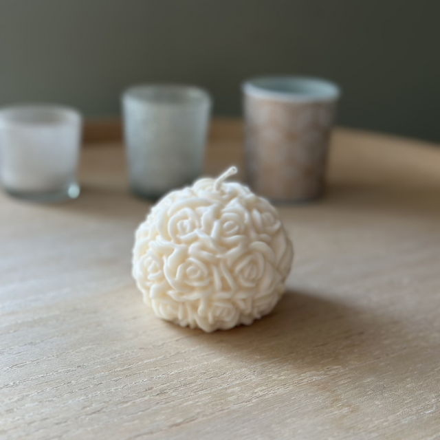 Bougie Grande Roséa 