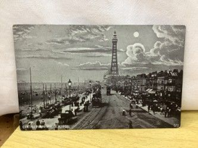 Central Promenade, Blackpool, Lancashire, The Advance Series Postcard. Our Ref No R408 £2.50