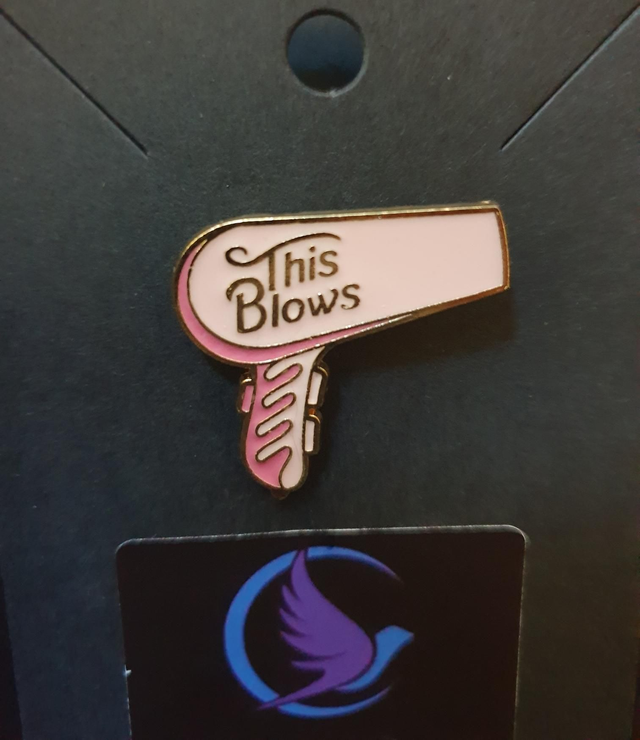 This Blows Pin Badge
