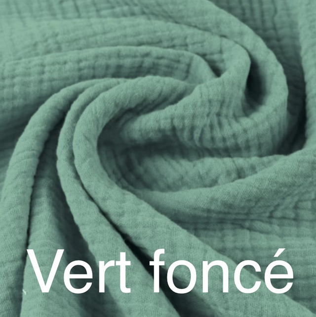 Double gaze verte foncée