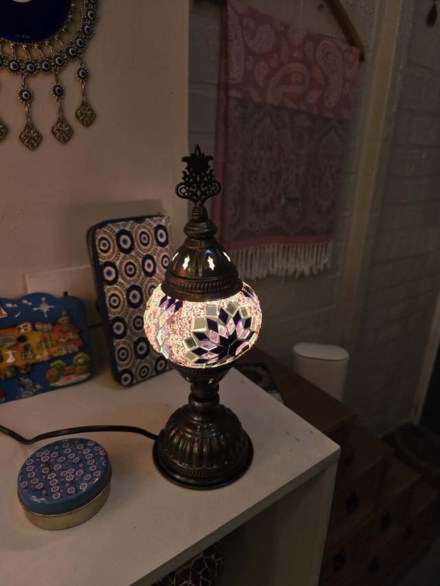Small Mosaic Table Lamp