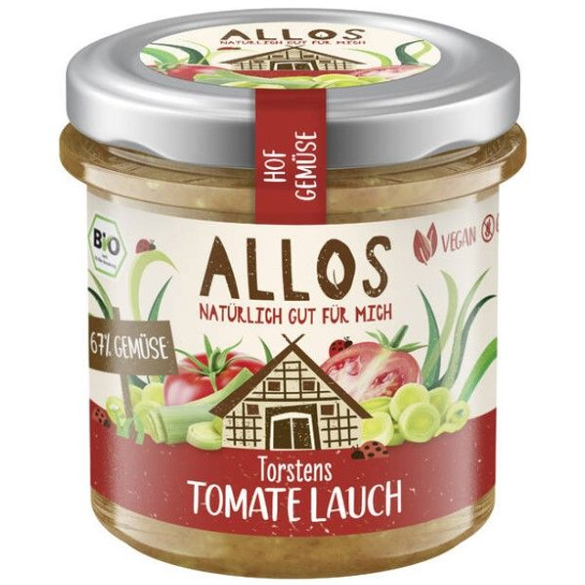 Allos Brotaufstrich Torstens Tomate Lauch 135g