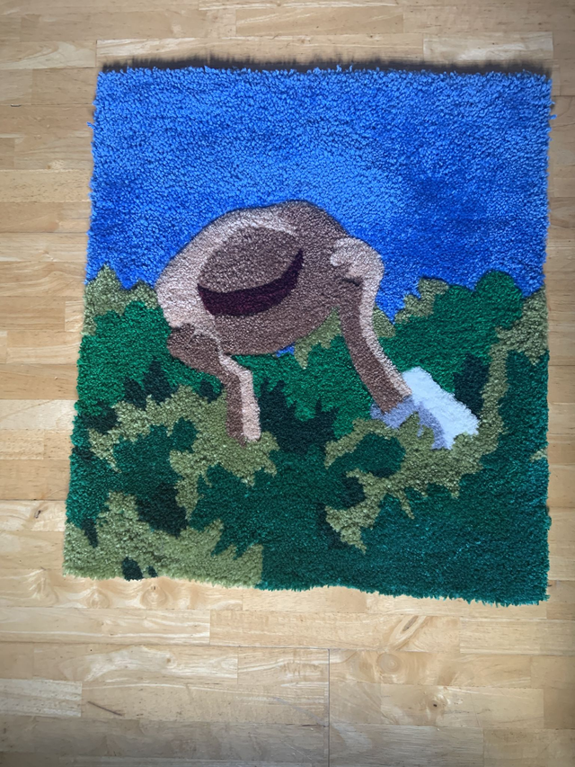 Flyaway Hat rug