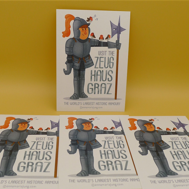 Postcard - Zeughaus Graz - Styrian Armory - A6    