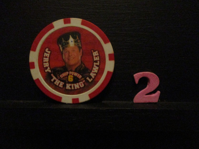 Jerry "The King" Lawler - Chip Power 6 Original Wrestling Chipz (2)