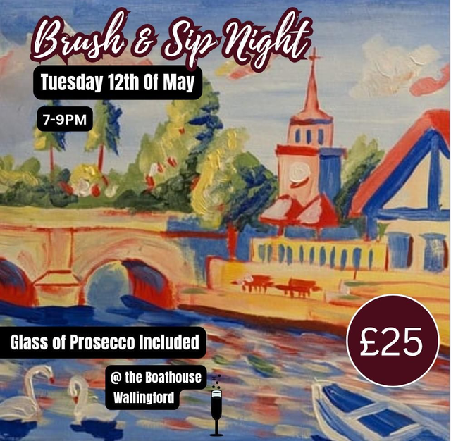 Brush &amp; Sip Night @ The Boathouse - May 12th