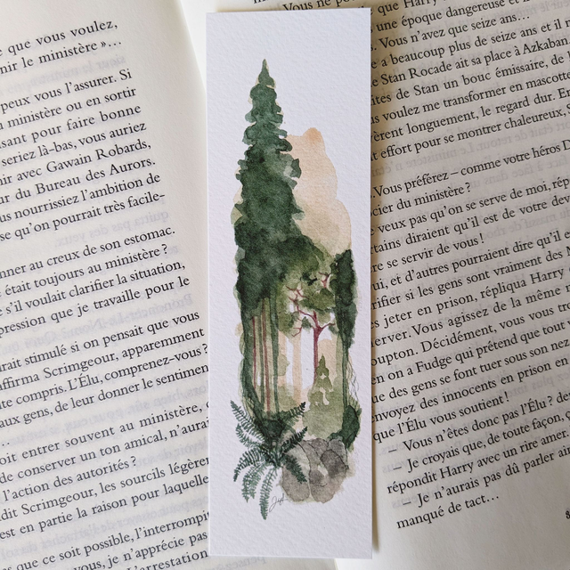 Marque-page - Brocéliande - Forêt