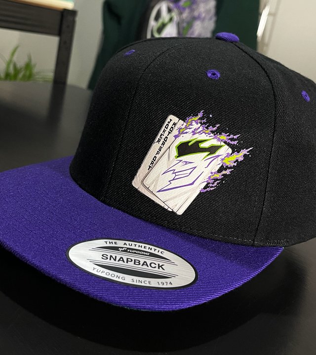 JKR MOTORSPORT Cap - Black | Purple