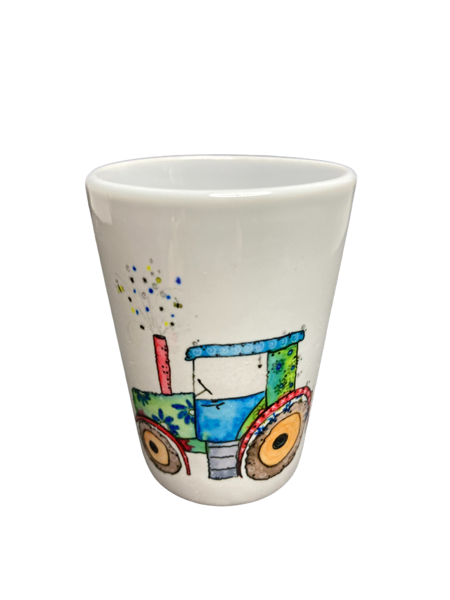 Schnapsglas Keramik "Traktor"