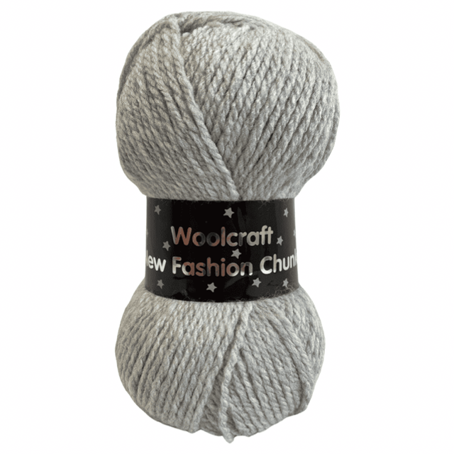 Woolcraft New Fashion Chunky 100g - 1000 Silver Cloud