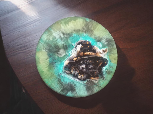 Dessous de verre luminescents