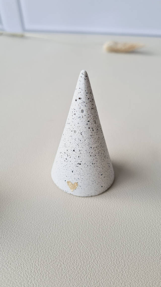 Porte-bague Cime effet béton