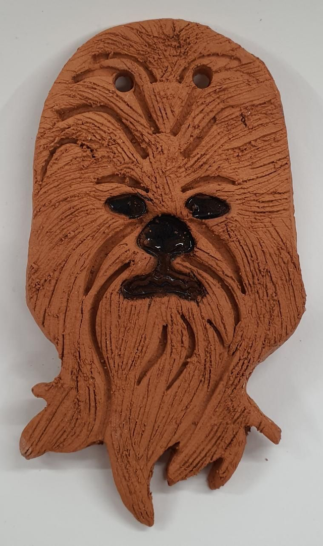 Chewbacca starwars ceramic hanging decoration 