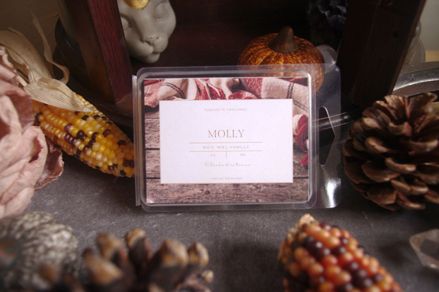 Fondant parfumé Molly — Noix, Miel &amp; Vanille