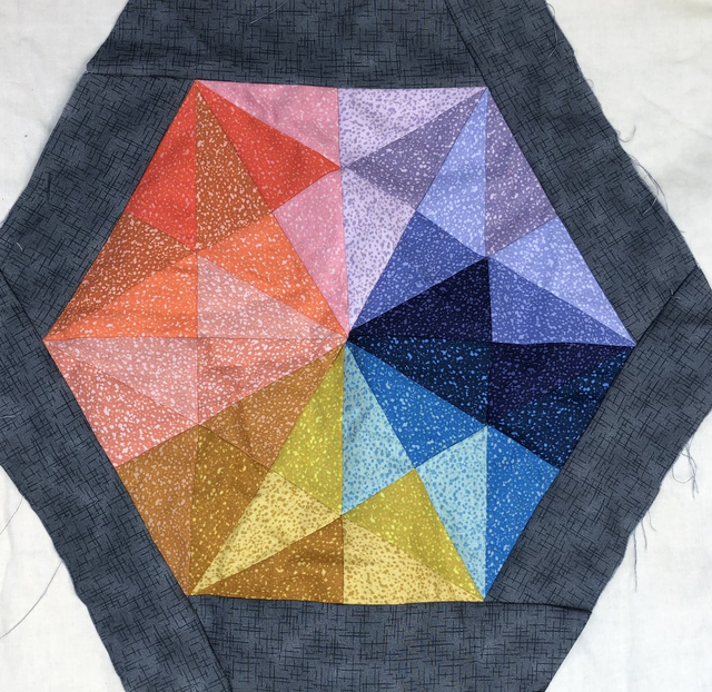 Freckles Rainbow Hexagon Kite Kits