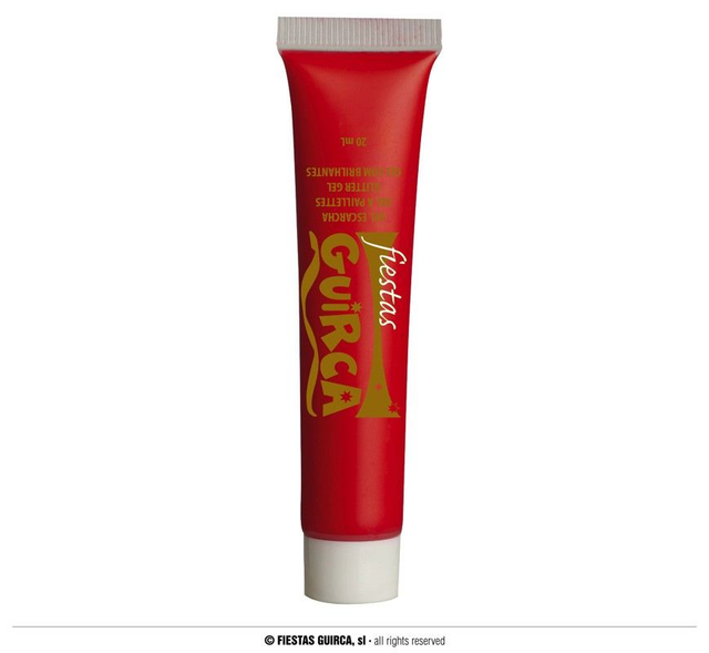 TUBETTO TRUCCO A BASE D'ACQUA ROSSO 20 ML
