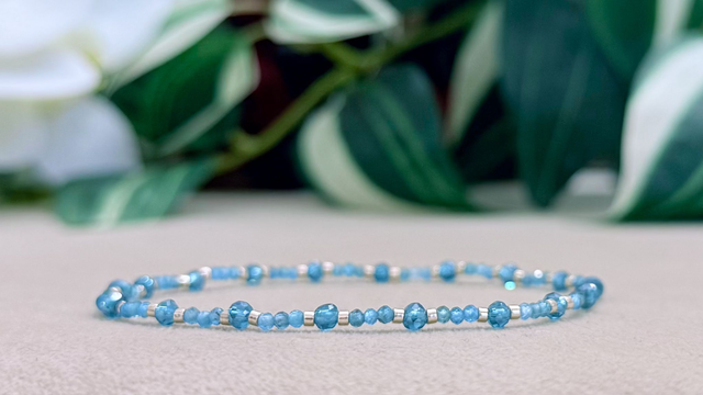Bracelet | Apatite Bleue - Délicat