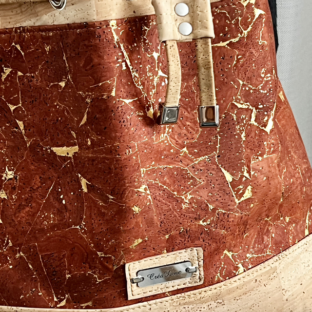 Sac seau « rouille doré »