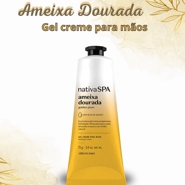 Nativa Spa Creme Para Mãos Ameixa Dourada Nativa Spa 75g