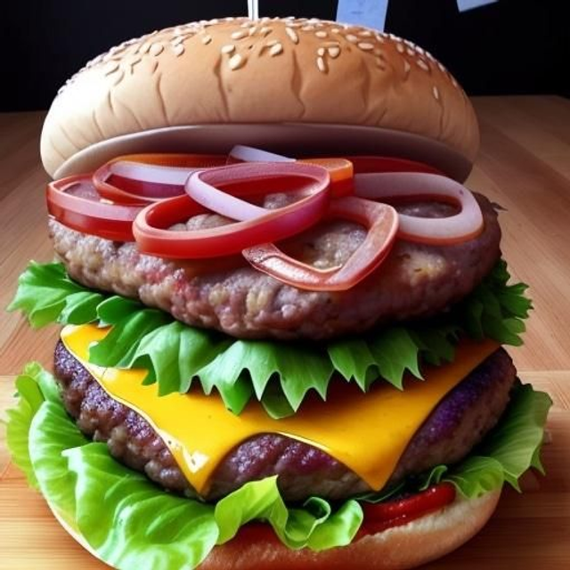 BURGER double chèvre 